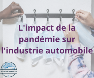 photo sur l'impact de la pandemie sur l'industrie automobile