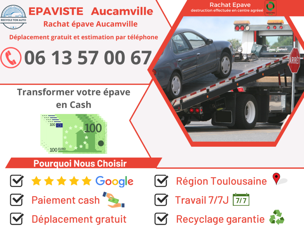 Rachat d'épaves à Aucamville